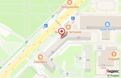 Пункт выдачи и примерки заказов Lamoda в Центральном районе на карте