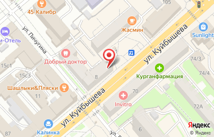 Комиссионный магазин Народный в Кургане на карте