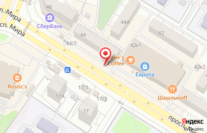 Пекарушка на улице Мира на карте