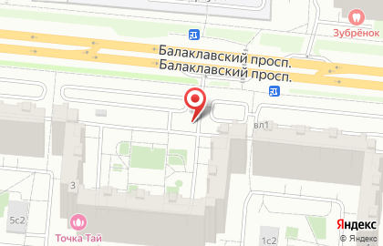 Автостоянка Мгса на Балаклавском проспекте на карте