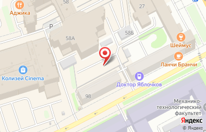 AST на Екатерининской улице на карте