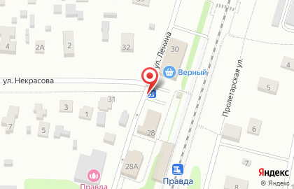 Метеор на улице Ленина на карте