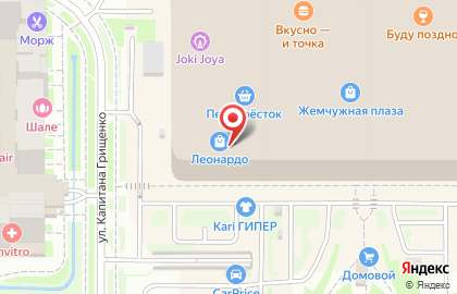Хобби-гипермаркет Леонардо на Петергофском шоссе на карте