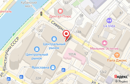 Золотая рыбка на Московской улице на карте