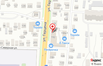 Магазин пива БИРхаус в Центральном районе на карте
