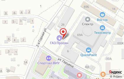 Автогазозаправочная станция в Краснооктябрьском районе на карте