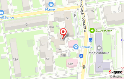 Служба доставки ДоМеста на улице Максима Горького на карте