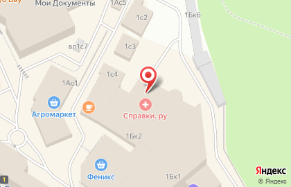 Ресторан быстрого питания KFC в ТЦ Спектр на Новоясеневском проспекте на карте