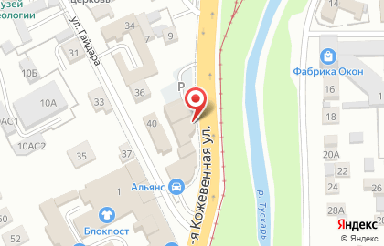 ТЦ СтройГрад в Центральном районе на карте