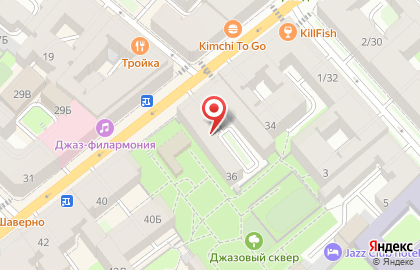 Школа танцев Maxxi Salsa на Загородном проспекте на карте