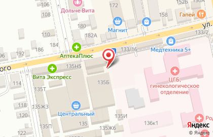 БТИ-Техпаспорт на улице М.Горького на карте