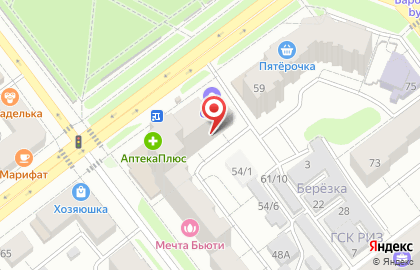 Парикмахерская Дива на улице Машиностроителей на карте