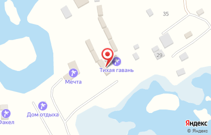 База отдыха Тихая Гавань в Волгодонске на карте