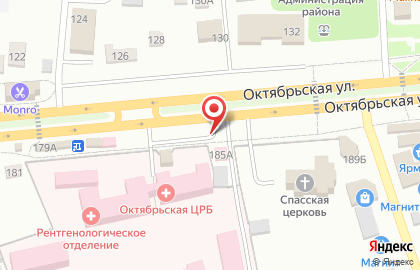 Аптека Социалочка на Октябрьской улице на карте