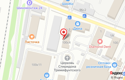Ладья на проспекте Гая на карте