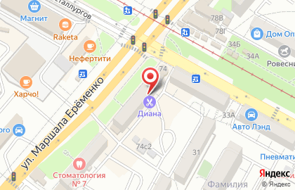 Клиника Диана на карте