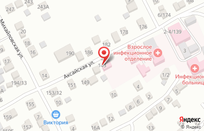 Специализированная инфекционная больница на карте