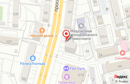 Элитный салон Богемия на улице Карла Маркса на карте