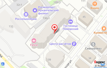 Барбершоп Pride на Поморской улице на карте