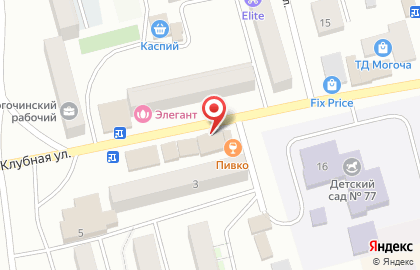 Магазин строительных материалов Сибирь на Клубной улице на карте