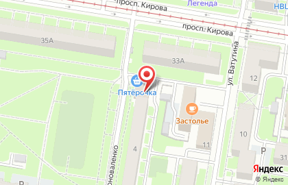 Супермаркет Пятерочка на метро Парк культуры на карте