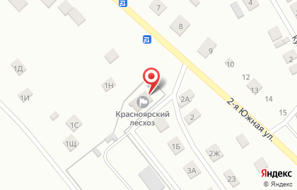 Красноярский лесхоз на Братской улице на карте
