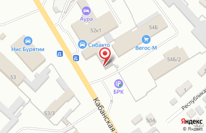 Магазин Вегос-М в Улан-Удэ на карте