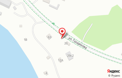 На канале на карте