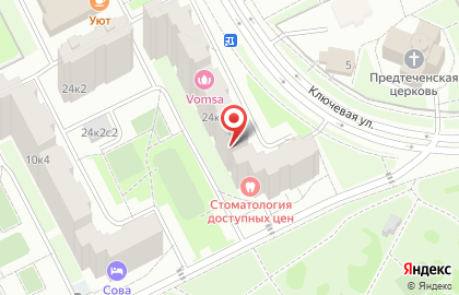 ОДС Жилищник района Братеево, ГБУ на Ключевой улице, 24 к 1 на карте