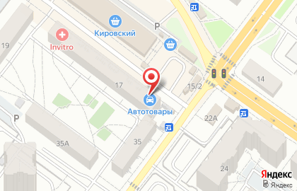 Магазин автозапчастей на улице Билимбаевская на карте