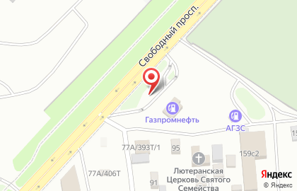 Газпромнефть в Красноярске на карте