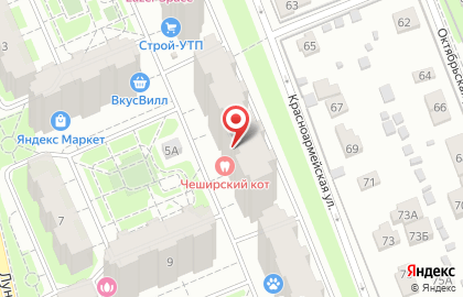 Стоматология Чеширский кот на Лунной улице в Домодедово на карте