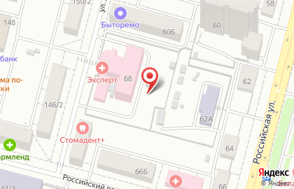 Клиника Эксперт на Российской улице на карте