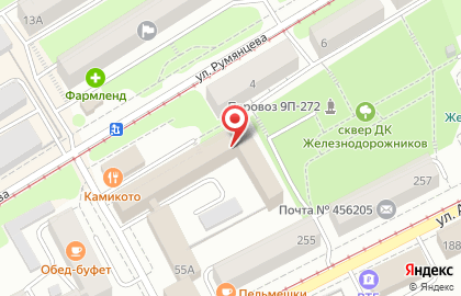 Линейная техническая библиотека РЖД в Челябинске на карте
