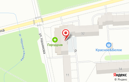 Супермаркет Пятёрочка на проспекте Державина, 32 на карте