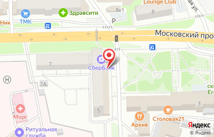 Цветочный салон Цветник на Московском проспекте на карте