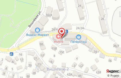 Продовольственный магазин Агрокомплекс на Вишнёвой улице на карте