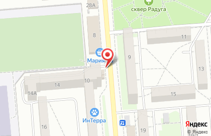 SV на Новосибирской улице на карте