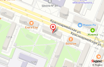 Частный детский сад Бемби на Красноармейской улице на карте