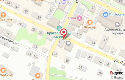 Косметическая компания Oriflame на улице Луначарского, 42 в Бору на карте