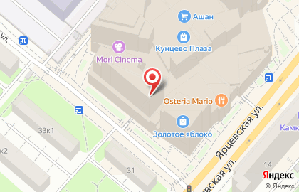 Ресторан быстрого питания Крошка Картошка на Ярцевской улице на карте