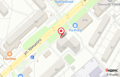 Парикмахерская Лира на улице Урицкого на карте