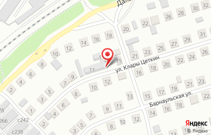 Продуктовый магазин Диан на улице Клары Цеткин на карте
