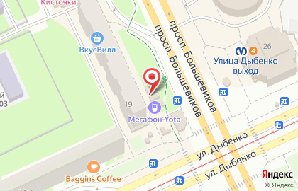 Салон продаж и обслуживания Теле2 на проспекте Большевиков, 19в на карте