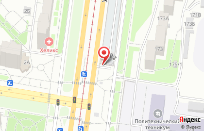 Шиномонтажная мастерская Парк Колес в Индустриальном районе на карте