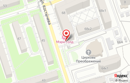 Магазин Вентиляционные системы на улице Костычева на карте