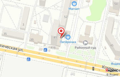 СДЮСШОР №11 на Коммунистической улице на карте