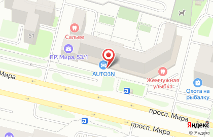 Салон мебели Престиж в Ханты-Мансийске на карте