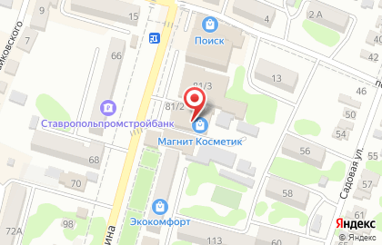 Магазин одежды и обуви Семейный Стиль на улице Ленина на карте