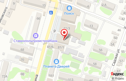 Магазин косметики и бытовой химии Магнит Косметик на улице Ленина, 81/2 на карте